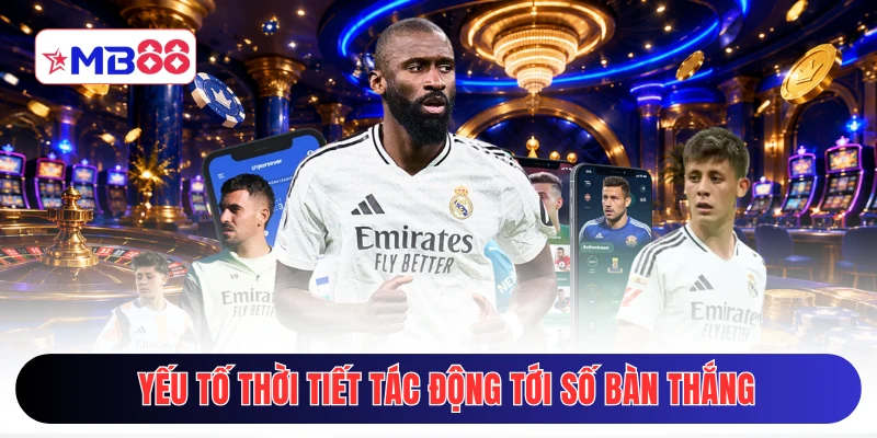 Yếu tố thời tiết tác động tới số bàn thắng